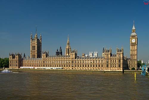 Budynek parlamentu w Londynie.